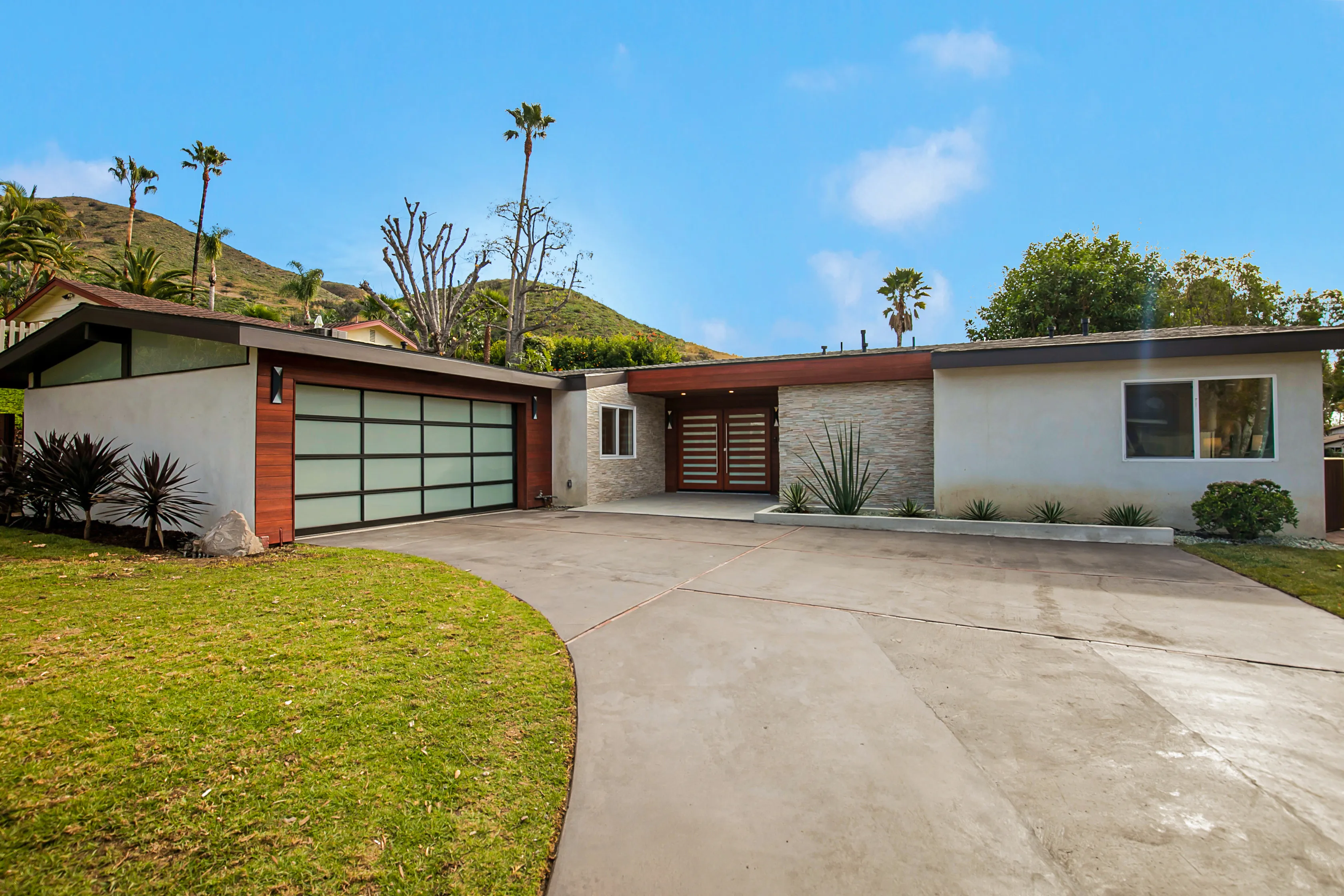 Vista Sierra Dr Malibu home and yard renovation — view 2