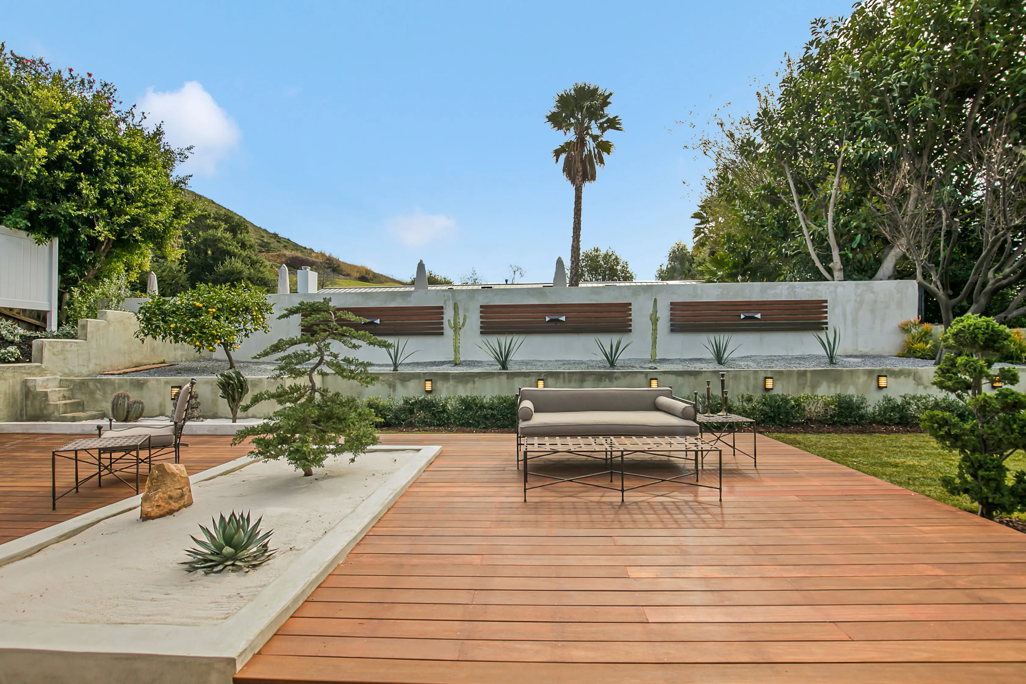 Vista Sierra Dr Malibu home and yard renovation — view 44